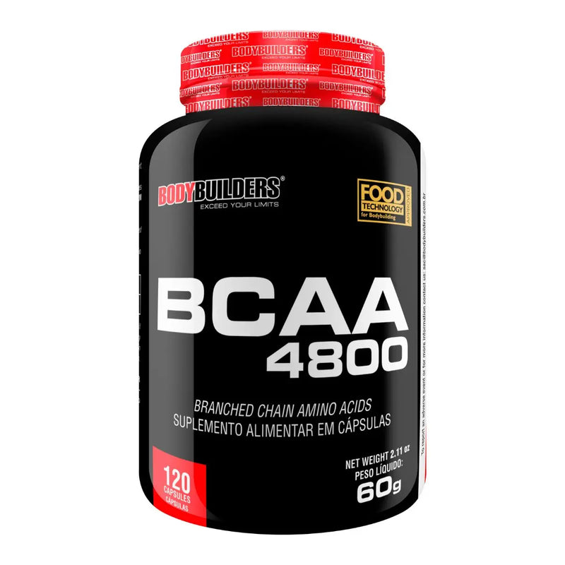 BCAA 1800 120 Capsules-Bodybuilders Suplemento para recuperação dos músculos