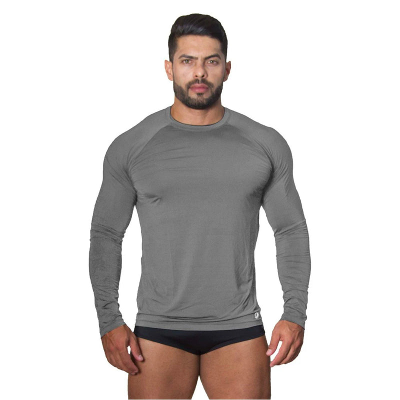 Camisa Proteção Solar Uv 50+ Térmica Manga Longa Masculina Segunda Pele