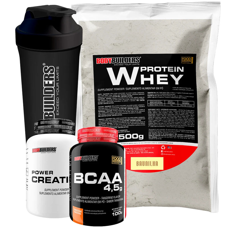 Kit 2x Whey Protein Iso Protein 2kg - Bodybuilders Kit para ganho de massa muscular