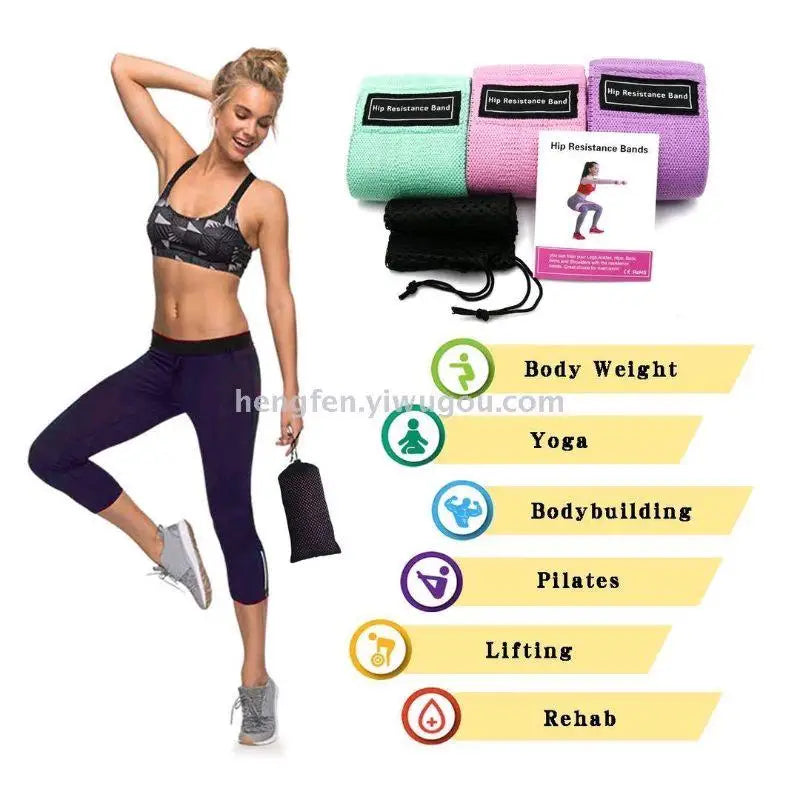 kit 3 Faixas Elásticas Para Treino de Exercício Super Bands Academia Extensor