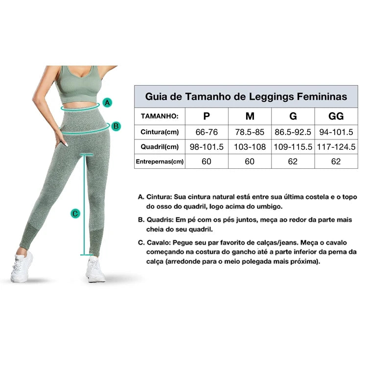 Calça Pantalone Feminina ajustável ao seu corpo (Calça Feminina de Yoga, Ginástica, Musculação)