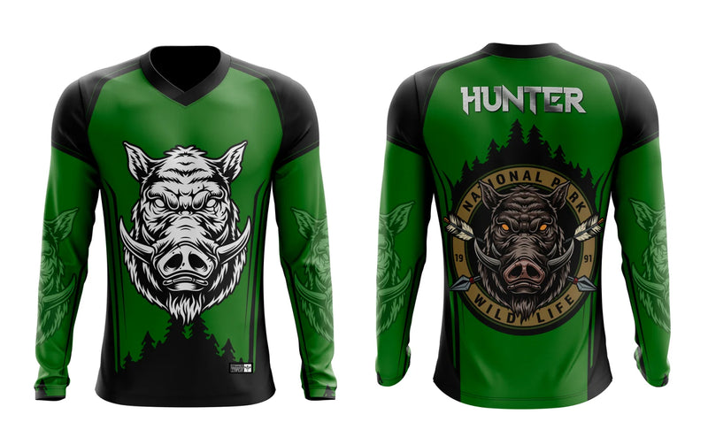 Camisa de Caça Adulto e Criança secagem rápida com proteção Uv50 Hunter