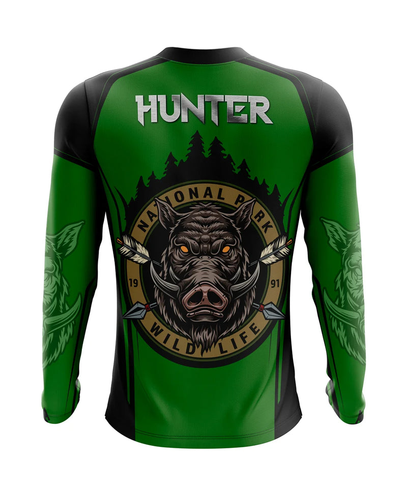 Camisa de Caça Adulto e Criança secagem rápida com proteção Uv50 Hunter