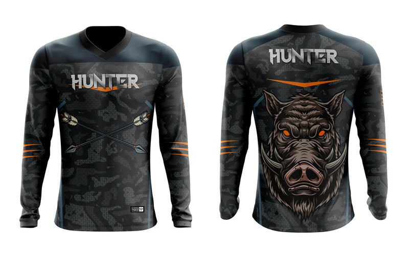 Camisa de Caça Adulto e Criança secagem rápida com proteção Uv50 Hunter